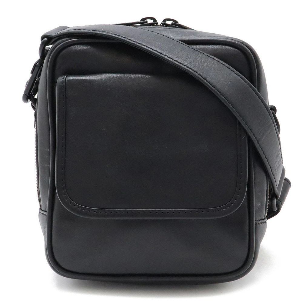 LOUIS VUITTON Monogram Defile Peonia Shoulder Bag Leather Black Noir Black